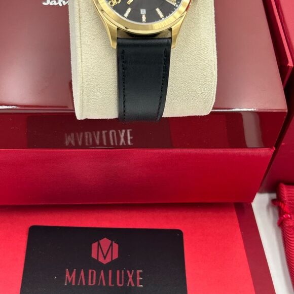 Men's Salvatore Ferragamo, Swiss watch 42 mm black strap NWT - Picture 9 of 10